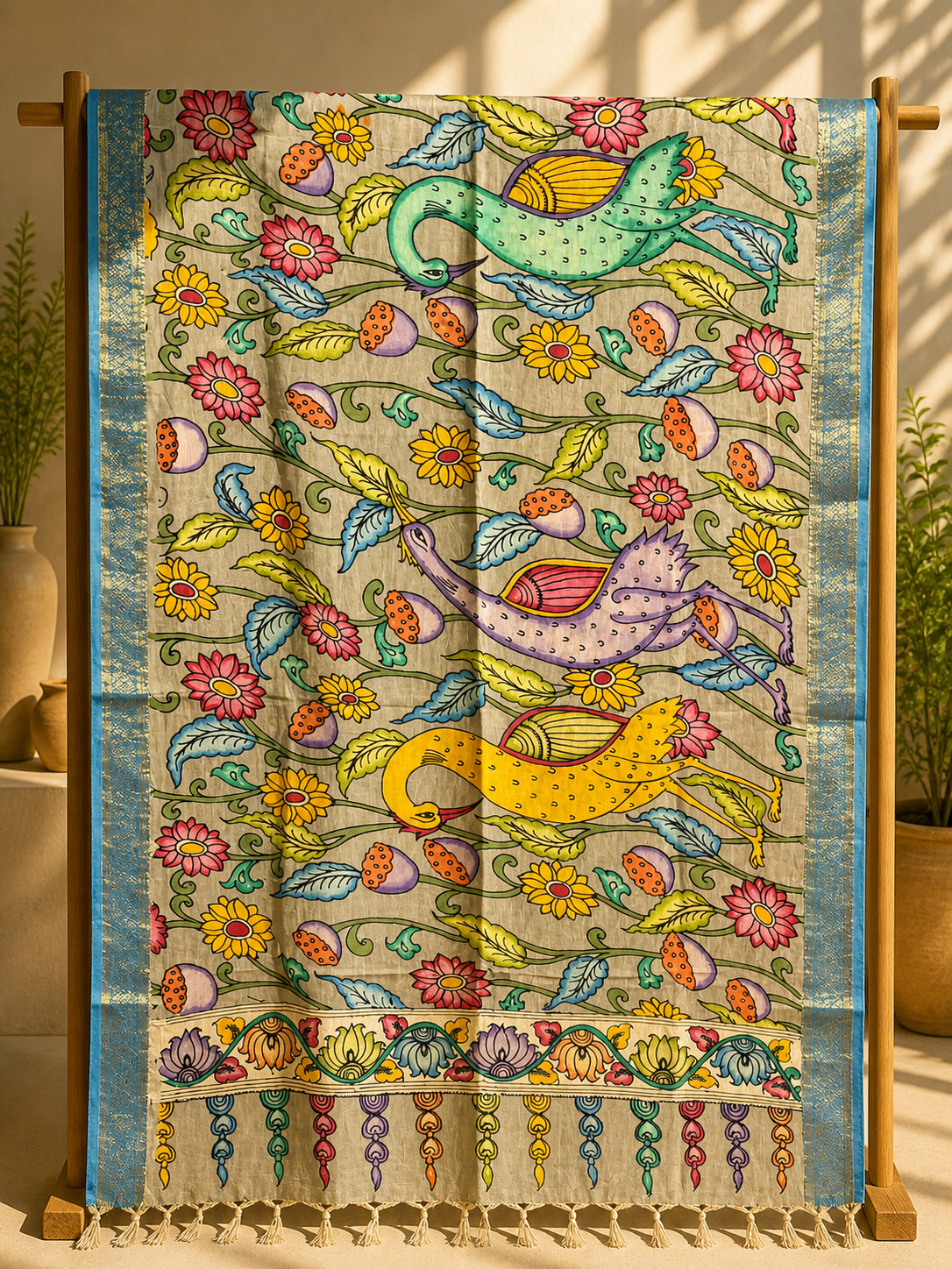 Nalini- Kalamkari Dupatta