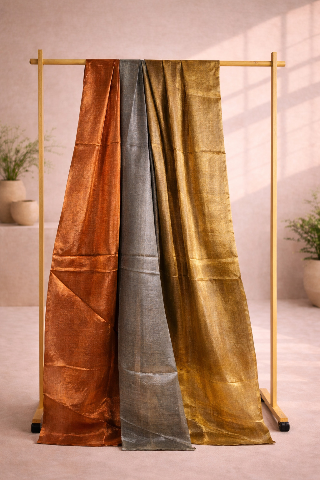 Triveni- Chanderi Tissue Silk Saree