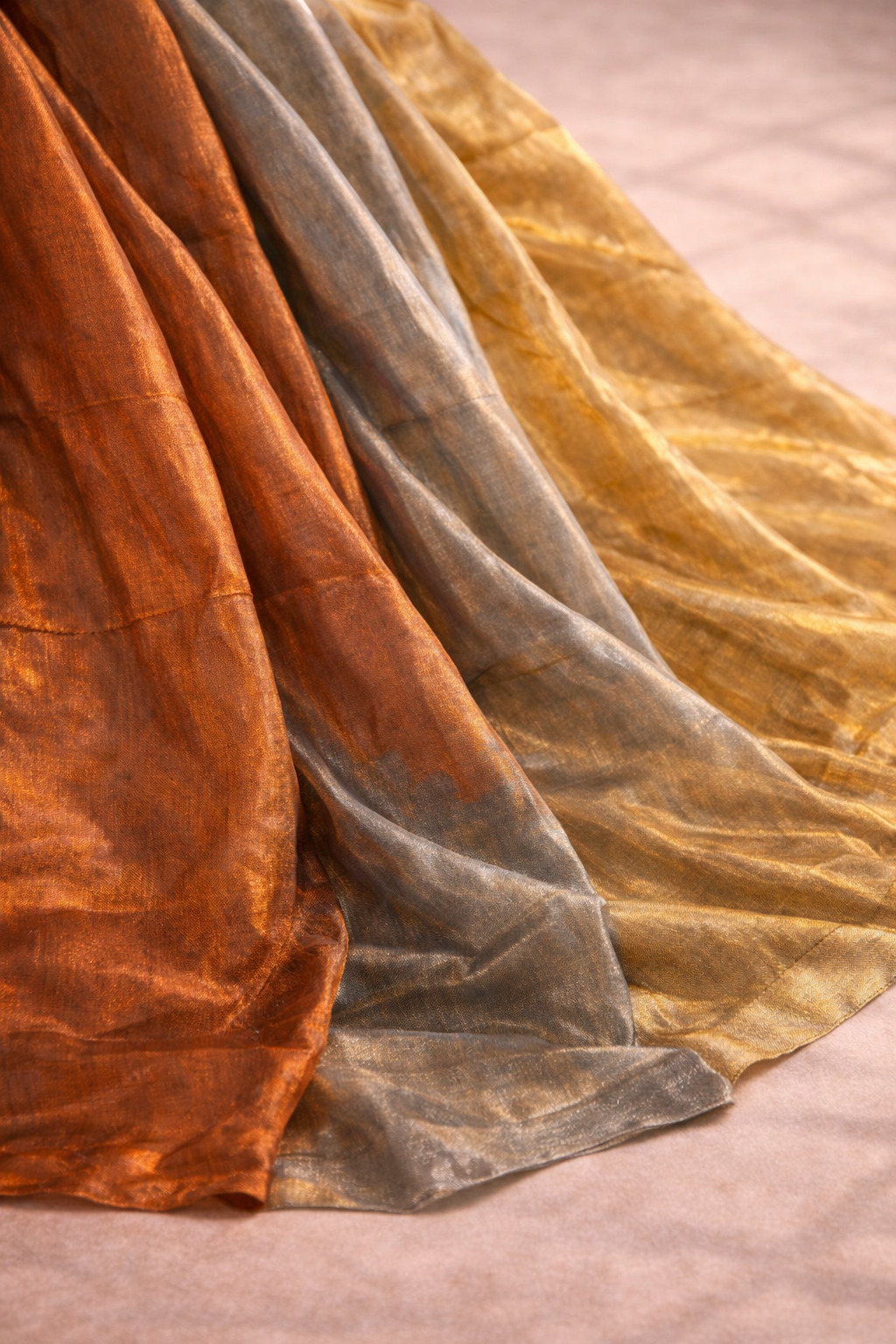 Triveni- Chanderi Tissue Silk Saree