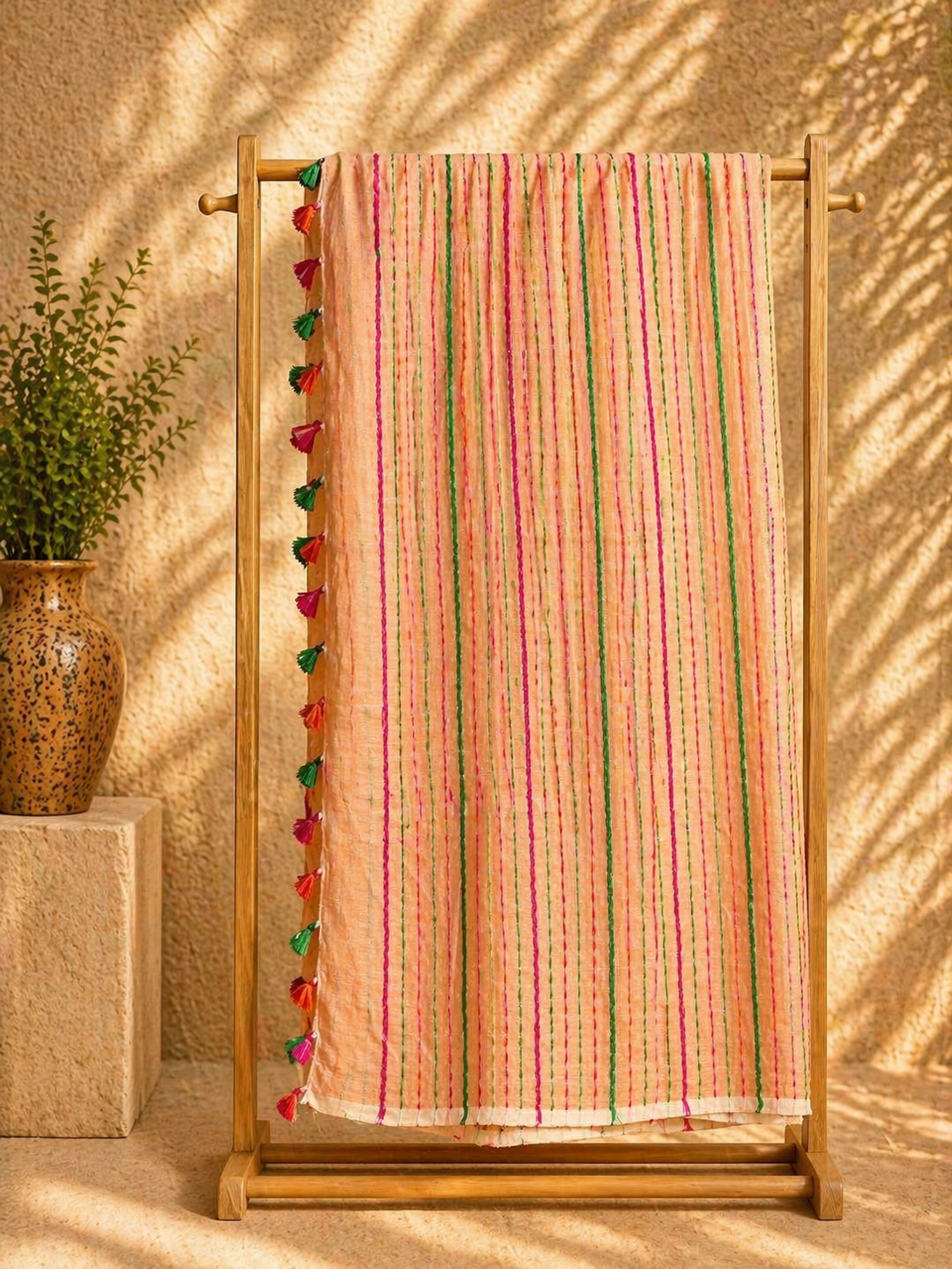 Mrinalika- Linen Cotton Saree