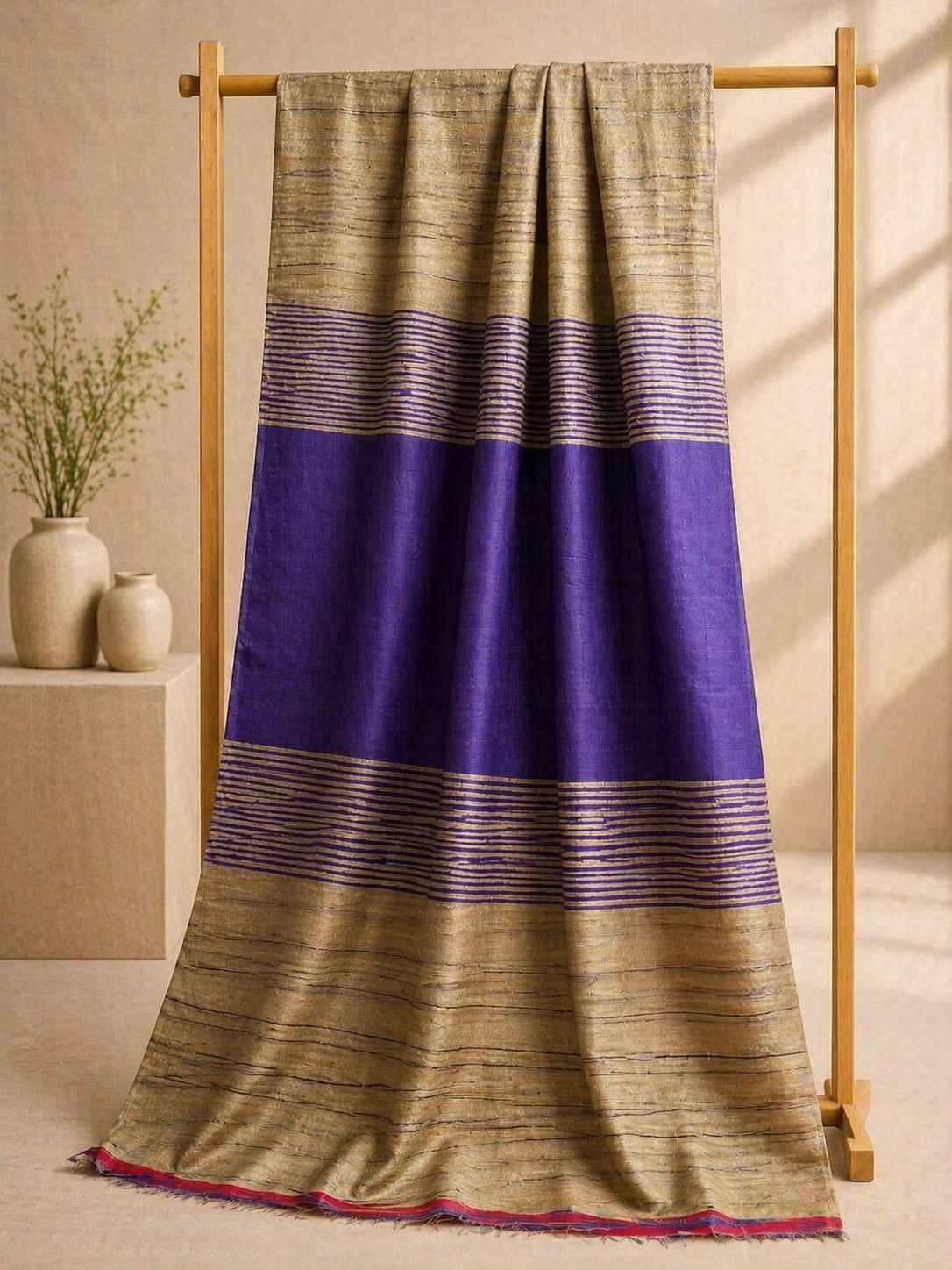 Alankarika- Tussar Silk Saree
