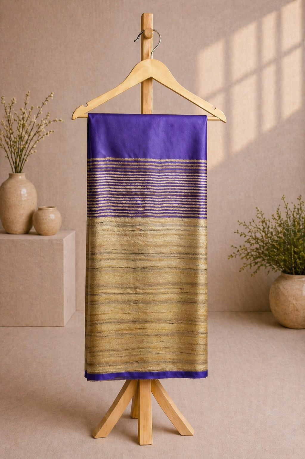 Vasudhara- Tussar Silk Saree