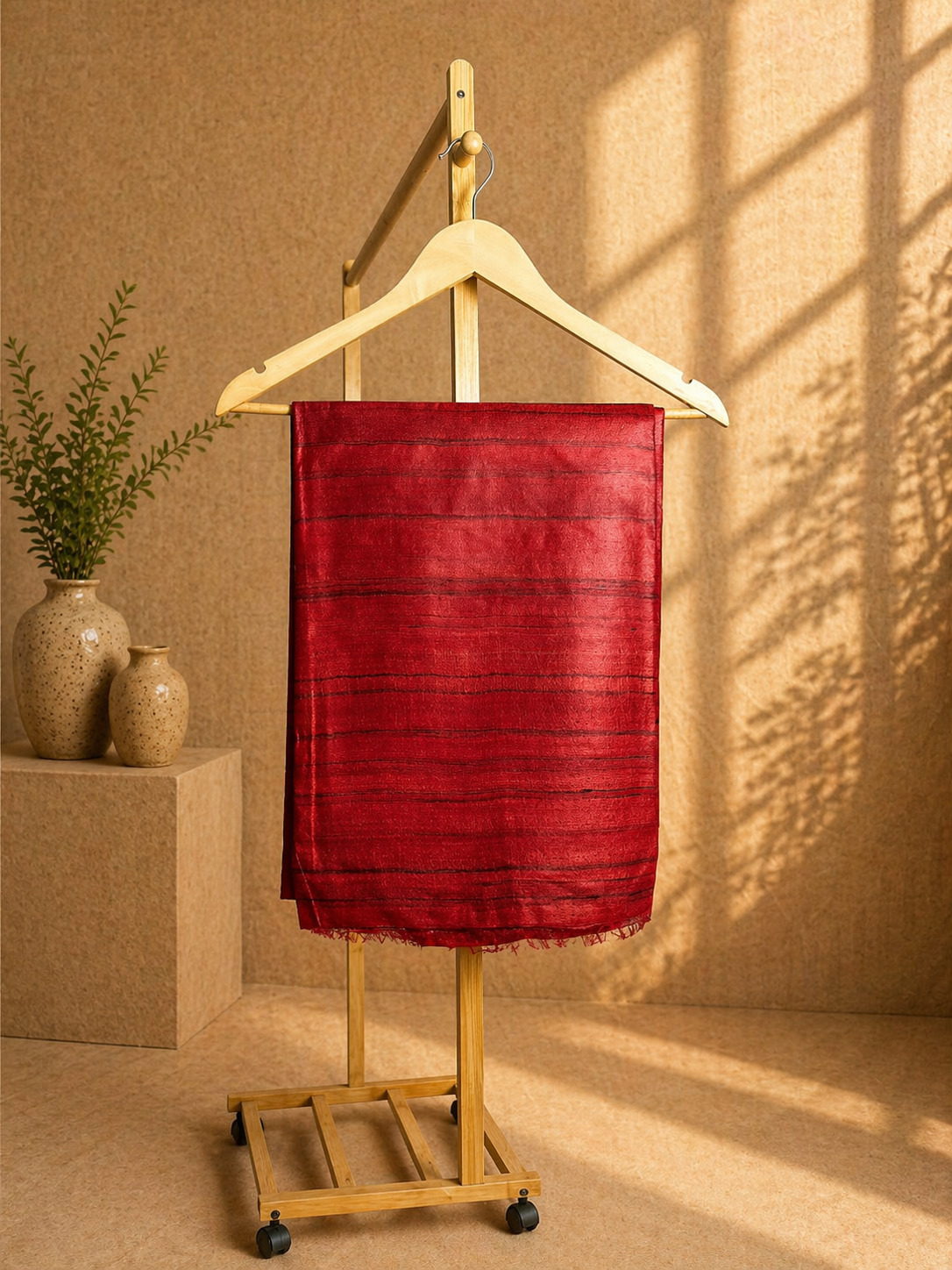 Anvita- Tussar Silk Saree