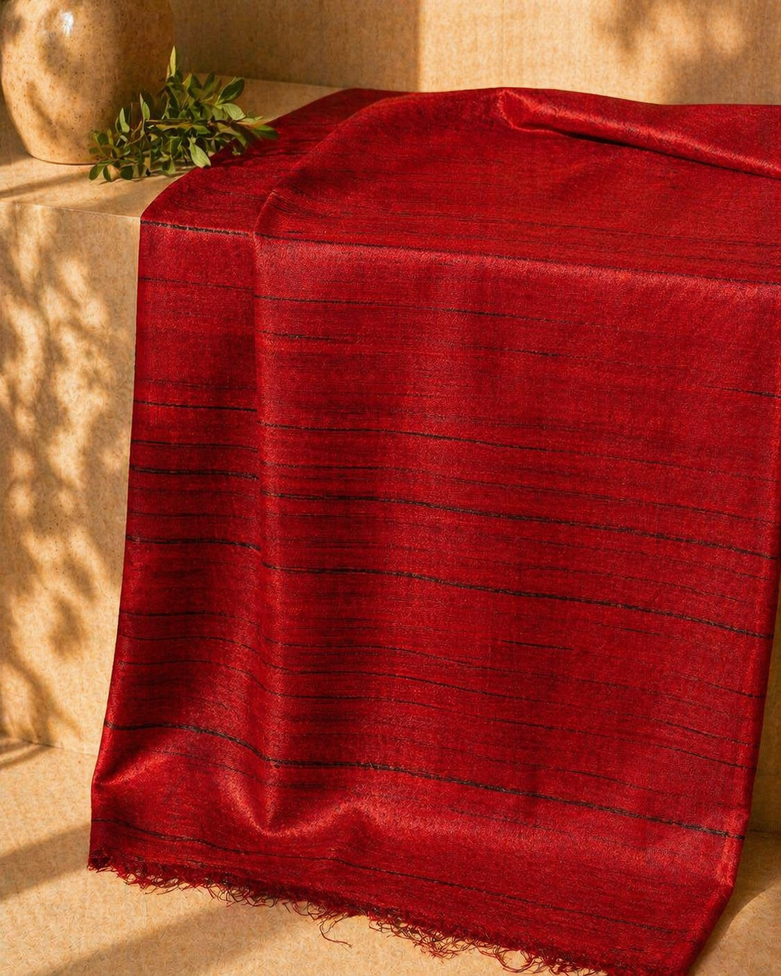 Anvita- Tussar Silk Saree