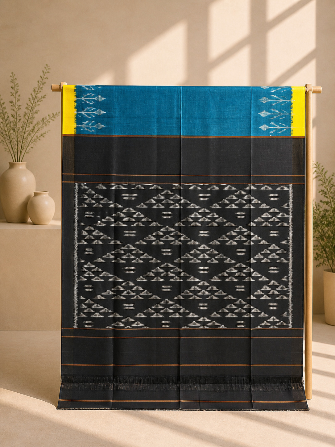 Tejomayi- Ikkat Cotton Saree