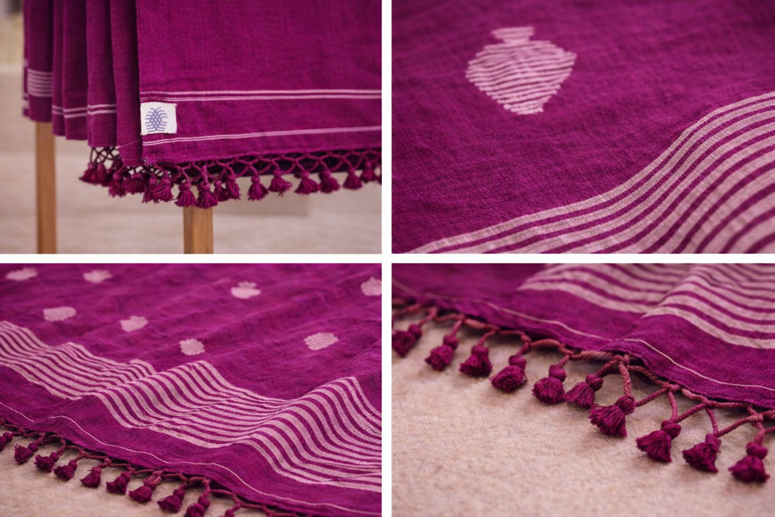 Mridusha- Mulmul Cotton Saree