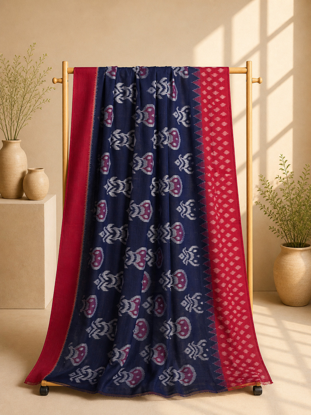 Aarunika- Ikkat Cotton Saree