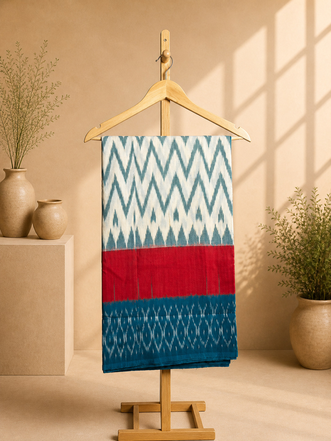 Suramayi- Ikkat Cotton Saree