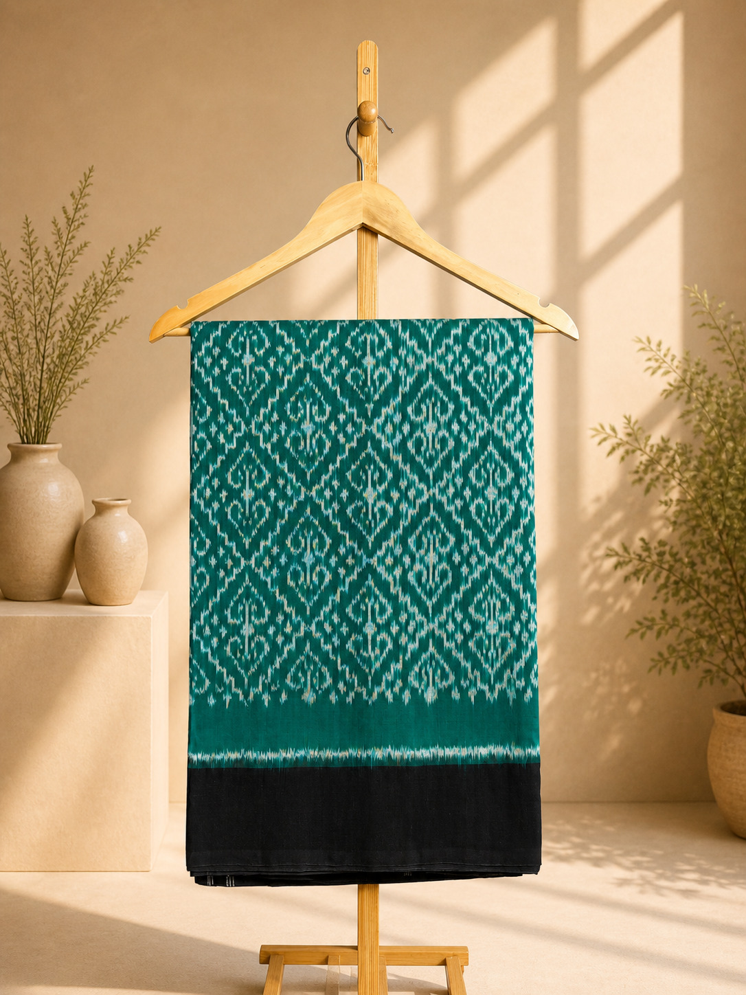 Vanneela- Ikkat Cotton Saree