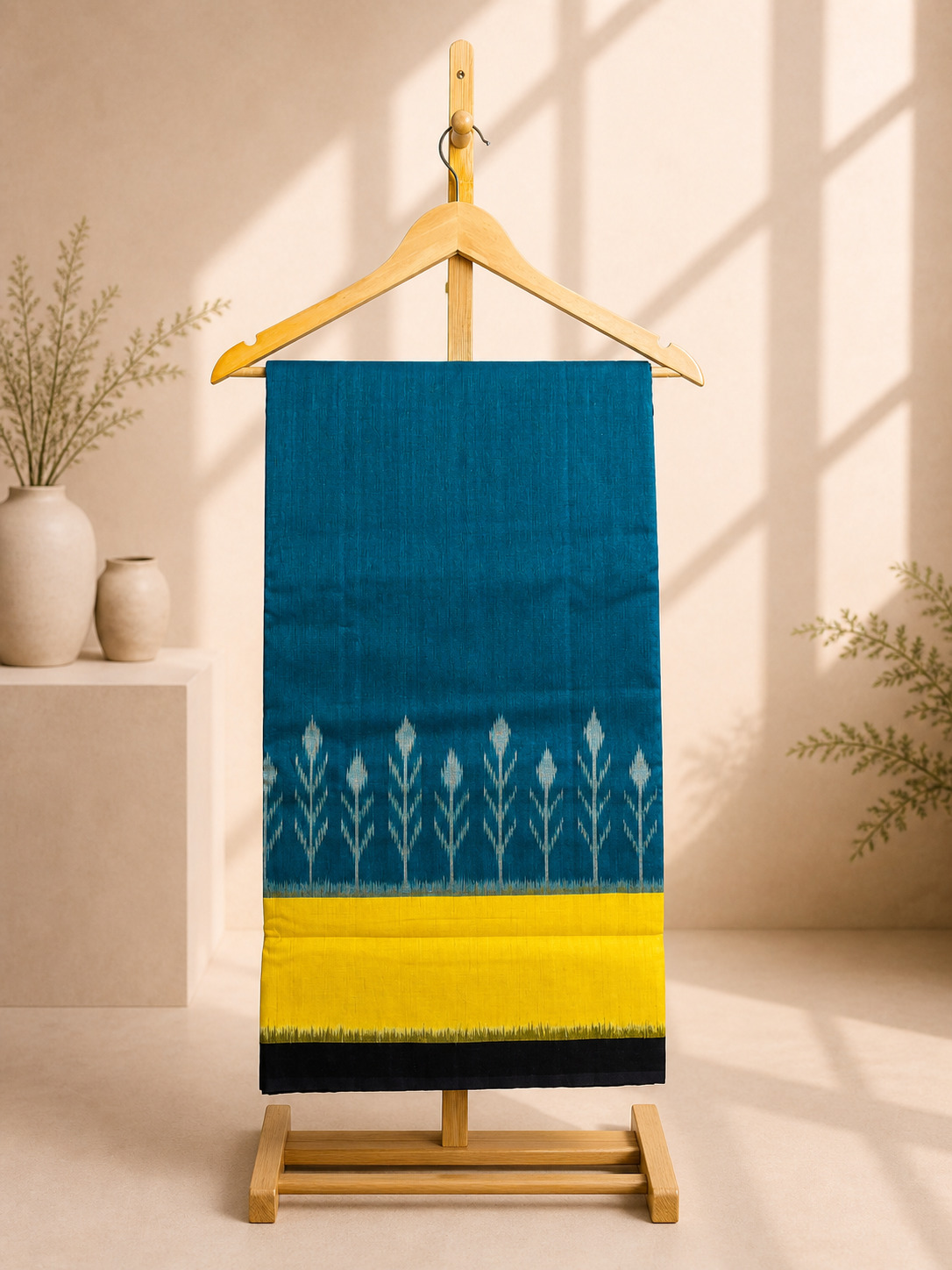 Tejomayi- Ikkat Cotton Saree