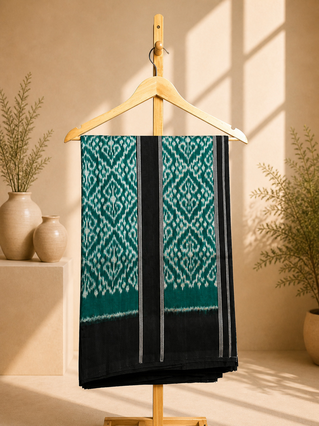 Vanneela- Ikkat Cotton Saree