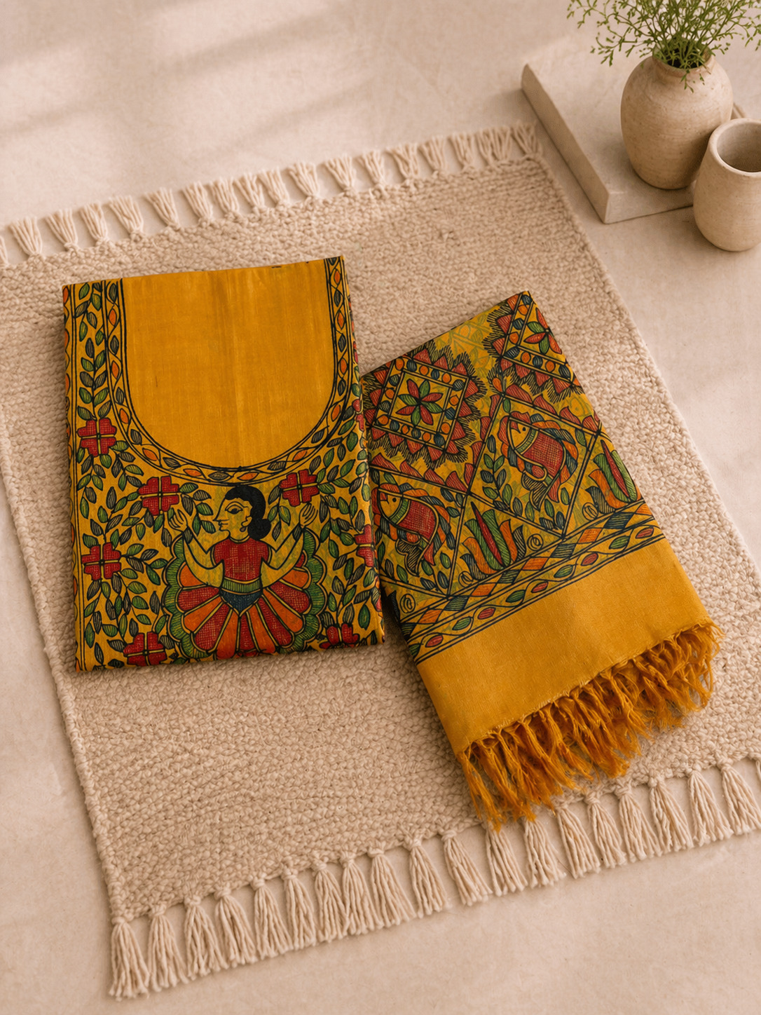 Mithilika- Silk Suit Material
