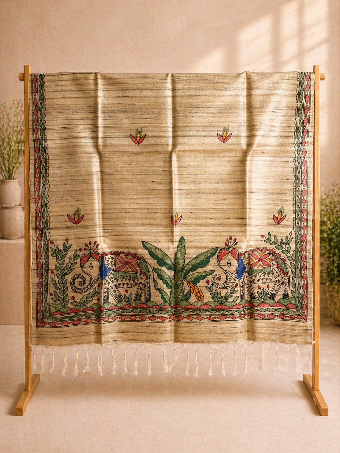 Madhubanika - Silk Dupatta