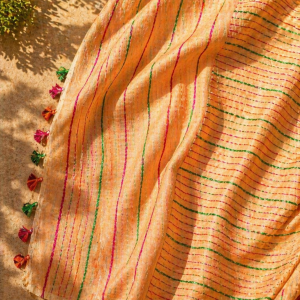 Mrinalika- Linen Cotton Saree