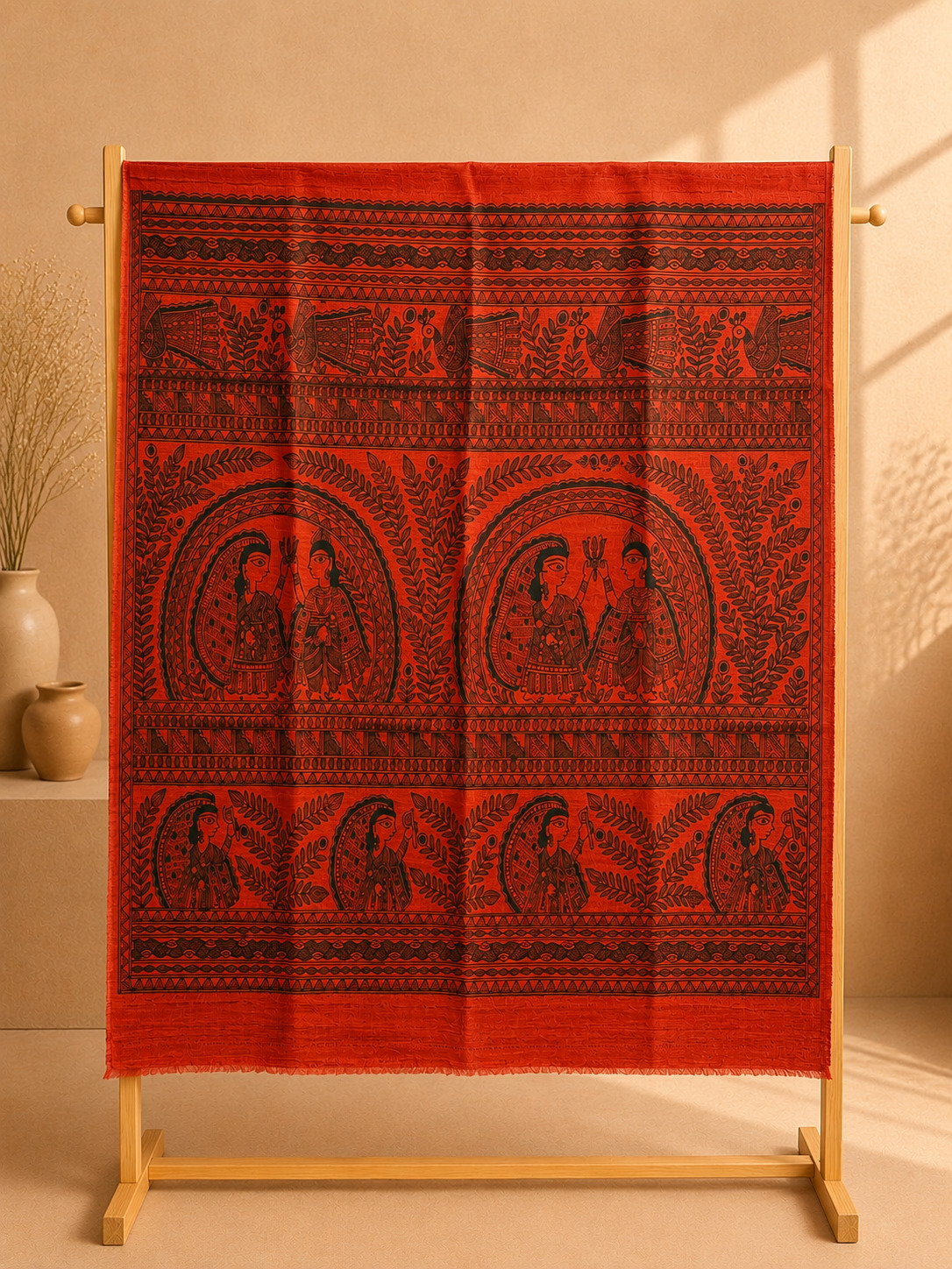 Rangkatha- Tussar Silk Saree