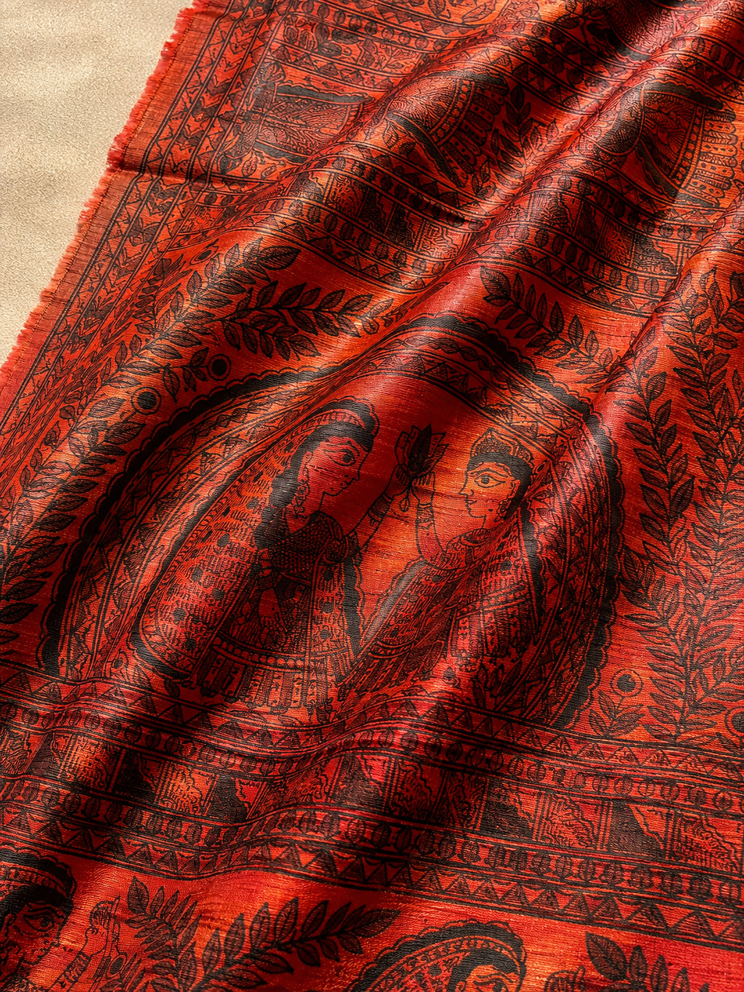 Rangkatha- Tussar Silk Saree