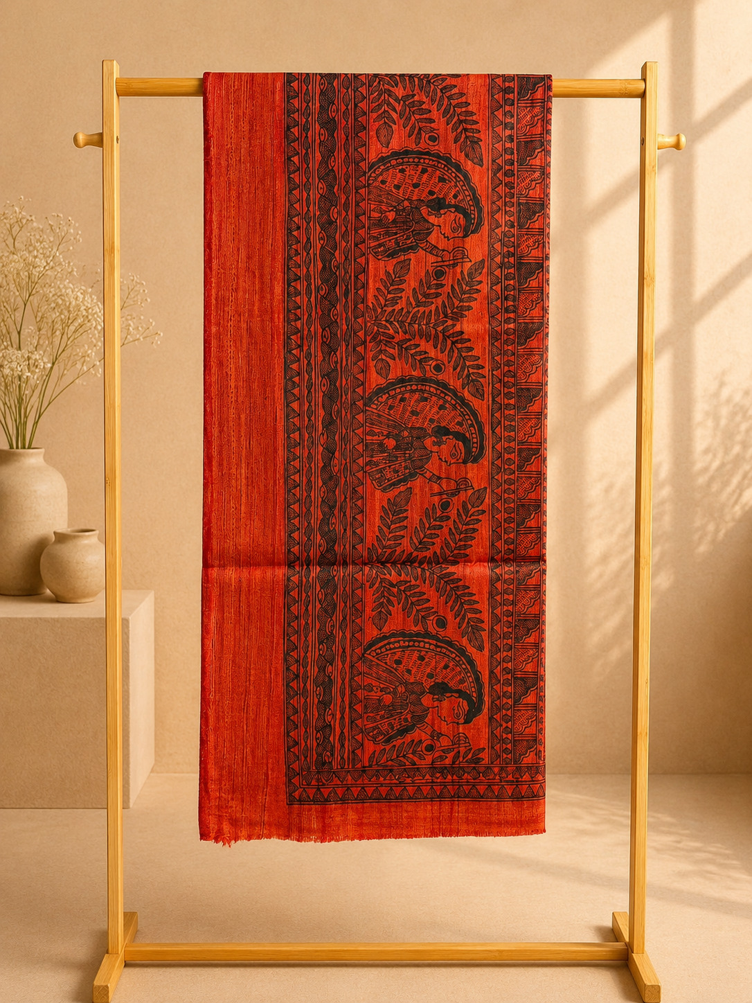 Rangkatha- Tussar Silk Saree