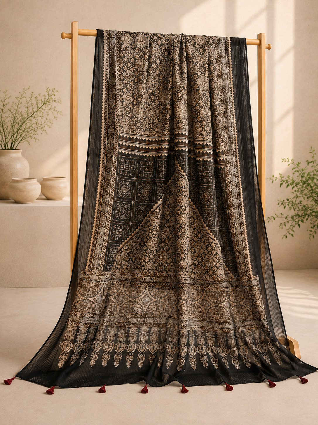 Chitra- Ajrakh Suit Material