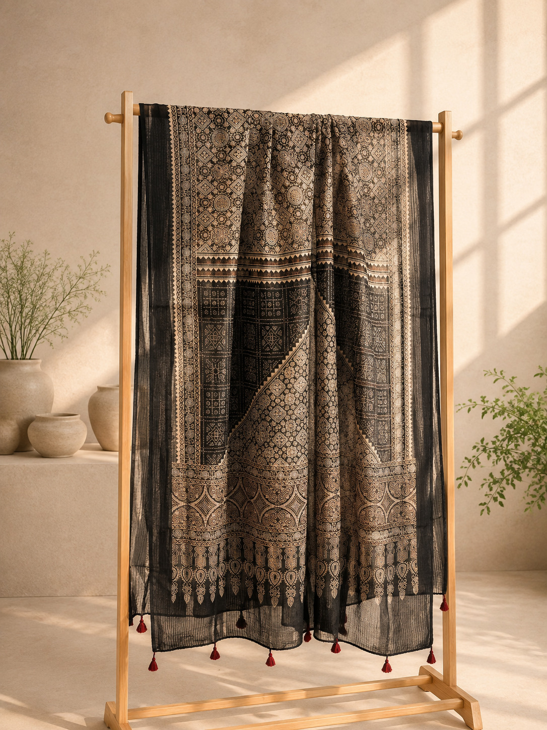 Chitra- Ajrakh Suit Material