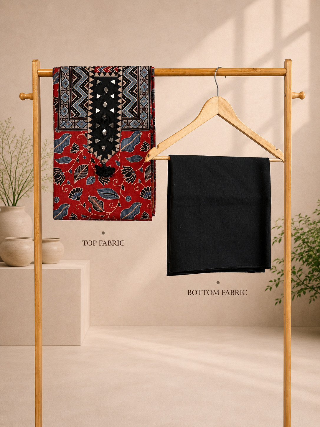 Chitra- Ajrakh Suit Material