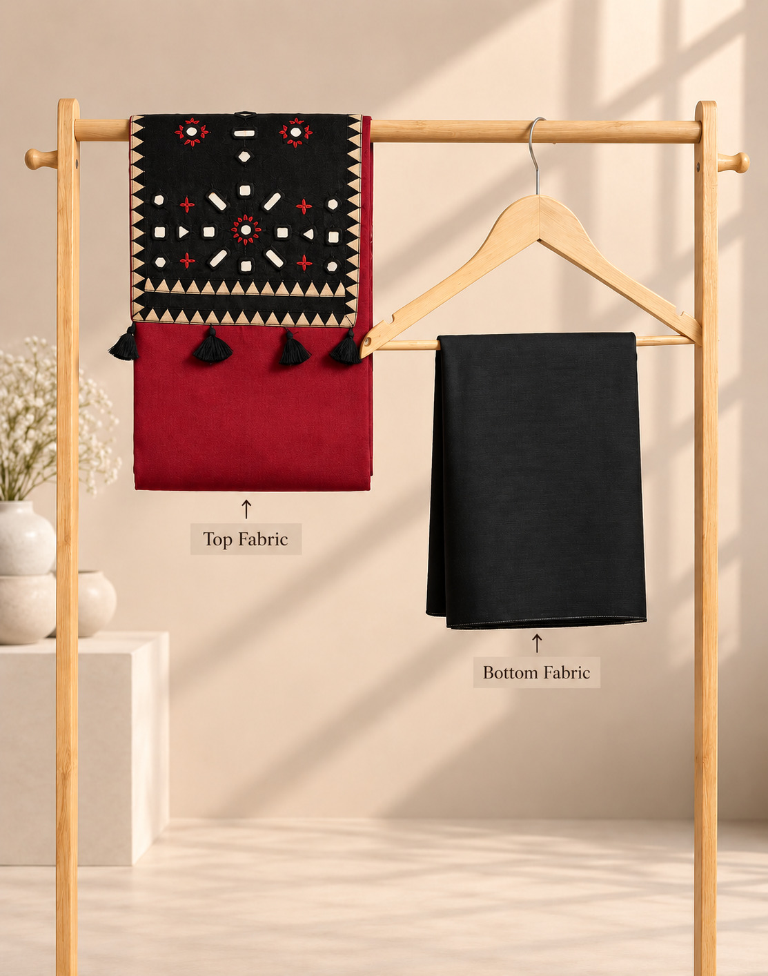 Rajasi- Ajrakh Suit Material