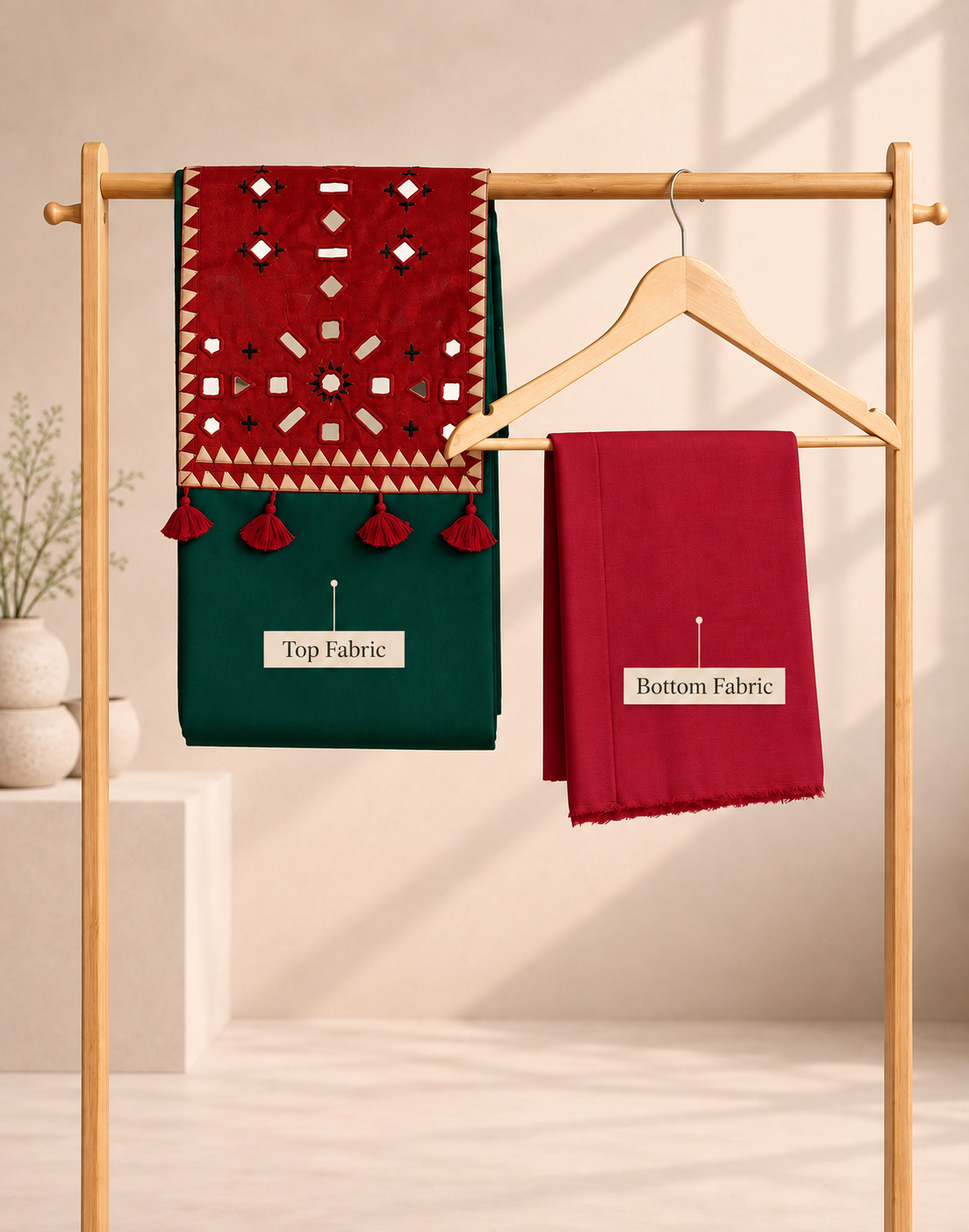 Shyamali- Ajrakh Suit Material