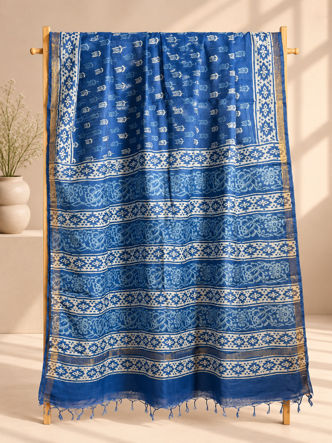 Neelika- Chanderi Cotton Saree
