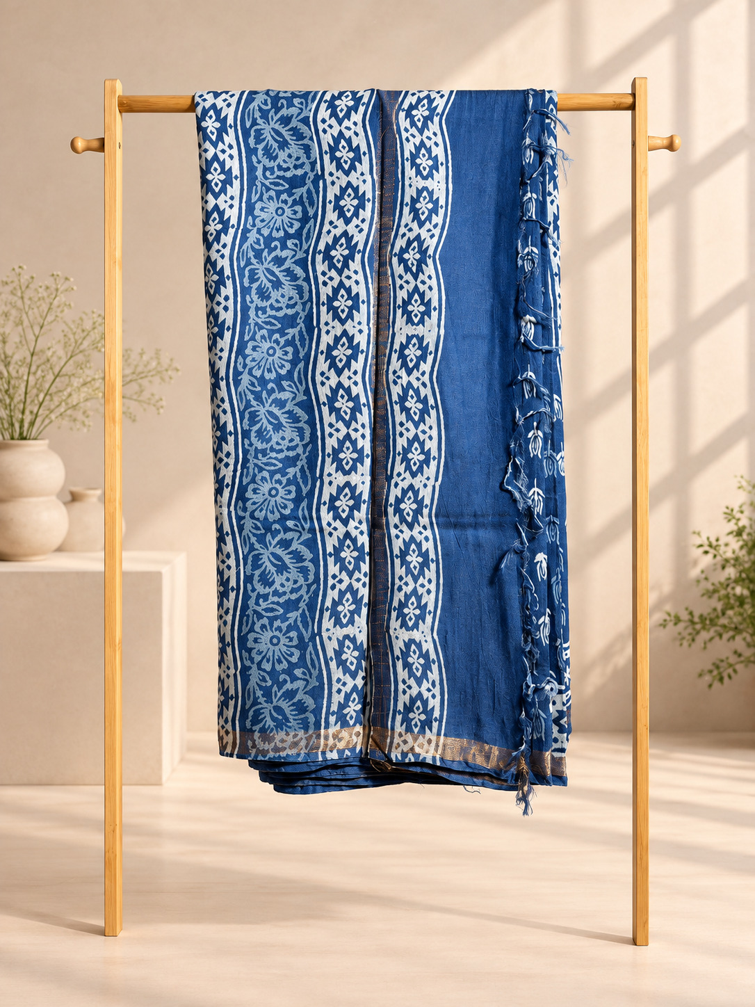 Neelika- Chanderi Cotton Saree