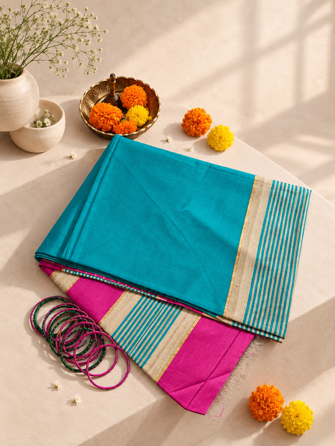 Mayurika- Tussar Silk Saree