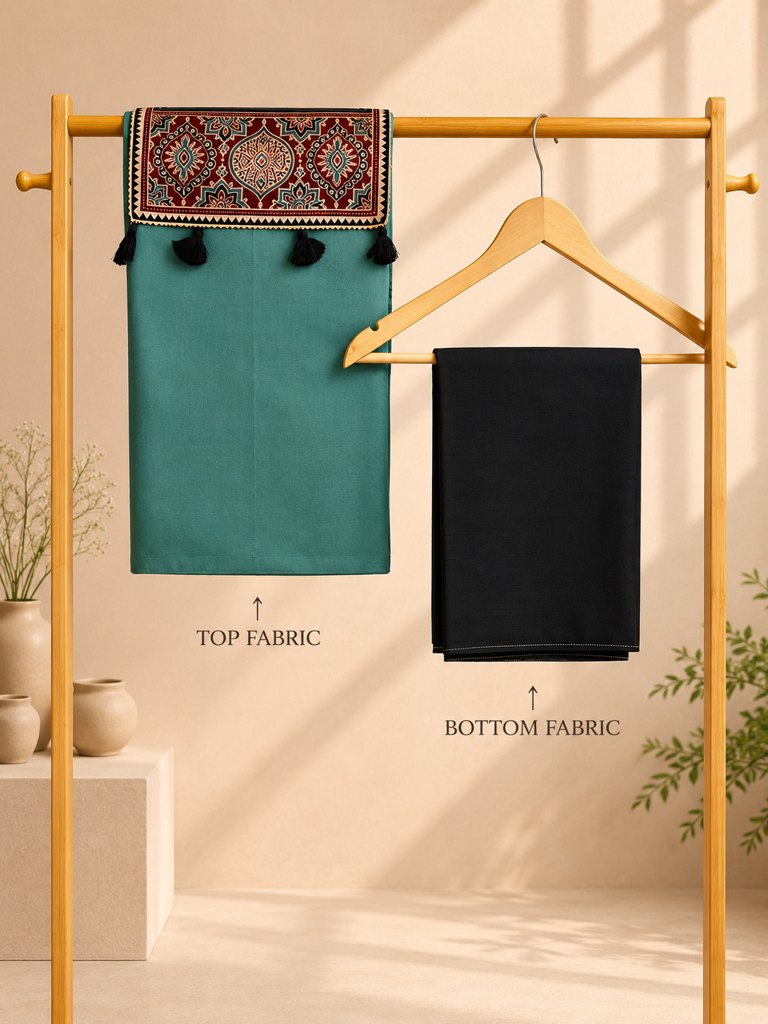 Neerja- Ajrakh Suit Material